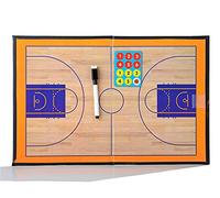 RoseFlower Pizarra Entrenador de Baloncesto, Carpeta Táctica Magnéticas Plegable para Deportes Entrenamiento de Baloncesto - Basketball Coach Board Sporting Goods con Imanes, Lapiceros y Borrador