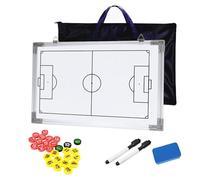 RoseFlower Pizarra Futbol Entrenador, Carpeta Táctica Magnéticas Plegable para Deportes Entrenamiento de Fútbol - Football Coach Board con Imanes, Lapiceros y Borrador para Estrategia Competencia #4