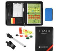 RoseFlower Pizarra Futbol Entrenador, Carpeta Táctica Magnéticas Plegable para Deportes Entrenamiento de Fútbol - Football Coach Board con Imanes, Lapiceros y Borrador para Estrategia Competencia #3