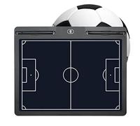 RoseFlower Pizarra Futbol Entrenador Electrónico, LCD Digital Carpeta Táctica para Entrenamiento de Fútbol Entrenadores - Football Coach Board con Lápiz óptico para Estrategia Competencia