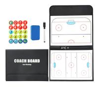 RoseFlower Pizarra Hockey Entrenador, Pizarra Hockey con Imanes Lapiceros, Carpeta Tactica Hockey, Pizarra Tactica Hockey, Tablero Tactica Hockey para Entrenadores y Arbitros