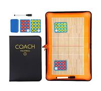 RoseFlower Pizarra Voleibol Entrenador, Pizarra Voleibol con Imanes Lapiceros, Carpeta Tactica Voleibol Magnetica, Pizarra Magnetica Voleibol, Tablero Tactica Voleibol para Entrenadores y Arbitros