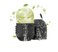 RoseFlower Rodillo de hielo facial, Ice Roller para cara y ojos, Cubo de hielo para eliminar la hinchazón, reducir los poros, reparar quemaduras solares, masaje facial Gua Sha, Negro