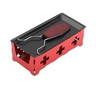 RoseFlower Set Mini raclette Mini Raclette Portátil con Mango de Madera, Mini Raclette de Queso Antiadherente de Acero al Carbono Bandeja, Vela Raclette Queso con Espátula y Mango #3