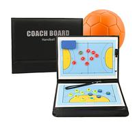 RoseFlower Tablero de Entrenador de Balonmano - 12.6" x 9.6" Tablero Táctico de Balonmano - Portapapeles de Enseñanza de Entrenamiento de Balonmano Magnético con Rotulador y Borrador de Pizarra