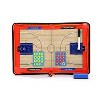 RoseFlower Tableros de entrenadores de baloncesto, Magnétique y Borrable, Tablas Blancas, Ortapapeles de Alineación de Bateo, Kit de Tablero Táctico con Cremallera, para Entrenadores y Arbitros#2