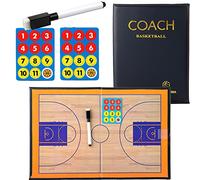 RoseFlower Tableros de Entrenadores de Baloncesto, Tablas Blancas, ortapapeles de alineación de bateo, Kit de Tablero magnético táctico con Accesorios de borrado en seco, para Entrenadores y Arbitros