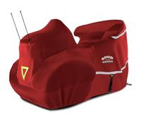 Rosefray Motorcycle Cover with Side+Top Box Heavy Duty 600D Waterproof for Touring Models Harley Davidson Ultra Limited,Road Glide Limited, Gold Wing,Road Master,Indoor & Outdoor Storage Red