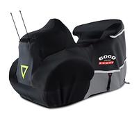Rosefray Motorcycle Cover with Side+Top Box Heavy Duty 600D Waterproof for Touring Models Harley Davidson Ultra Limited,Road Glide Limited, Gold Wing,Road Master,Indoor & Outdoor Storage Gray
