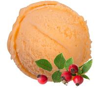 Rosehip flavor vegan - no sugar soft ice cream powder - For Soft ice machine - 1: 3 - 333g