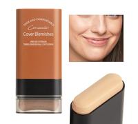 Roseionly Makeup Foundation Stick, 20g de la Base Stick Roseionly Larga Duración, Fundación Coreana Hidratante de Cobertura Completa con Cepillo Incorporado, Borrador de la Fundación Instant Treutor
