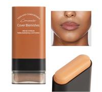 Roseionly Makeup Foundation Stick, 20g de la Base Stick Roseionly Larga Duración, Fundación Coreana Hidratante de Cobertura Completa con Cepillo Incorporado, Borrador de la Fundación Instant Treutor
