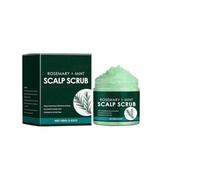 Rosemary Champú exfoliante para el cuero cabelludo, tratamiento capilar nutritivo contra la caspa y la acumulación, limpieza suave con extractos marinos, champú exfoliante para el cuero cabelludo de