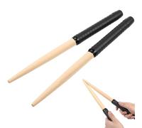 Rosenice 1 par de baquetas Taiko no Tatsujin, palos de tambor de madera maciza natural, compensación de peso, baquetas con mango antideslizante, rendimiento en vivo y accesorios de ejercicio