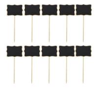Rosenice 10 Unids Mini Pizarras Rectangulares Para Mensajes Etiquetas De Precio Pizarra Pequeña Para Plantas Y DecoracióN Del Hogar JardíN