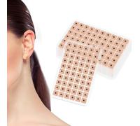 ROSENICE 600 Cuentas Desechables Oído Prensa Semillas Acupuntura Vaccaria Masaje de habas Massagee Multi-Condition Ear Seed kit de acupresión (10 hojas)