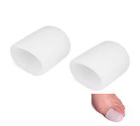 rosenice protectores Toe Separadores Toe Straightener Para juanetes ampollas callos - tamaño L, 1 par (blanco)