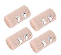 ROSENICE Vendas Médicas Elásticas Rollo De Compresión 3.94X1.57 Pulgadas 4 Piezas Con Clips Metálicos Adicionales Para Soporte De Tobillo Brazo Y Lesiones Deportivas