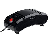 Rosenstein & Söhne Afiladores eléctricos - Piedra amolar eléctrico: Amoladora de cerámica eléctrica para cuchillos de acero, grueso y fino, 180 vatios (cuchillo Piedra amolar eléctrico)