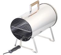 Rosenstein & Söhne ahumador eléctrico de mesa y smoker de acero inoxidable, 1100 W, hasta 250 °C