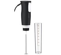 Rosenstein & Söhne Batidoras de mano - Mini mezclador: Eléctrico Batidora de mano mini profesional, para bebidas, salsas, dips, etc., con accesorio de vaso mezclador, 2 niveles de velocidad (Batidor)