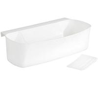 Rosenstein & Söhne Cubos de basura para la cocina - Tazón basura: Bandeja de recogida para residuos de cocina, con espátula, plástico irrompible (Recolector residuos)