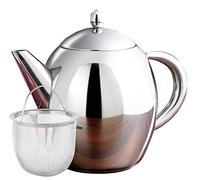 Rosenstein & Söhne HOGAR Y COCINA - jarra: Tetera de acero inoxidable, Filtro, 0,8 litros (tetera con filtro de acero inoxidable, colador para, pelota)