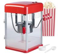 Rosenstein & Söhne HOGAR Y COCINA - máquina palomitas: Máquina de palomitas de maíz retro profesional, "Cine", Olla de acero inoxidable, Iluminación interior (profesional maíz, cine, grande)