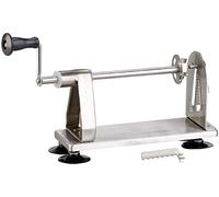 Rosenstein & Söhne Mandolinas (Hogar y cocina) - cortador de patatas: Cortador en espiral, Cuchilla de acero inoxidable (espiral patatas, en acero inoxidable, salida)