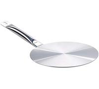 Rosenstein & Söhne Sartenes para freír - adaptador inducción: Placa adaptadora para cocinas de inducción, Ø 24 cm, rápido caliente, para todo tipo de utensilios de cocina (placa adaptadora)
