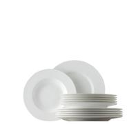 Rosenthal 61040-800001-18339 - Vajilla de Porcelana (12 Piezas), Color Blanco