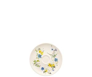 Rosenthal Brillance Fleurs des Alpes Coup - Platillo para taza de café, diseño de flores