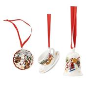 Rosenthal Hutschenreuther 21 - Juego de 3 platos, tazas y vasos (6 cm), diseño de canciones navideñas