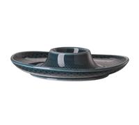 Rosenthal Junto Ocean Blue Porcelana Hueveras Con Soporte 13 Cm