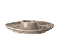 Rosenthal Junto Perla Gris Porcelana Hueveras Con Soporte 13 Cm