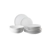 Rosenthal Junto - Vajilla de porcelana (18 piezas, para 6 personas), color blanco