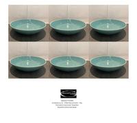 Rosenthal - Mesh Aqua - 6 Platos plato de sopa Ø CM 21 - Distribuidor Autorizado