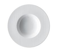 Rosenthal Mesh Weiß Plato Profundo Bandera 28CM