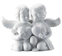 Rosenthal Pareja de ángeles con corazón Blanco Mate 5 cm