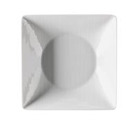 Rosenthal Plato hondo Mesh cuadrado 20 cm blanco