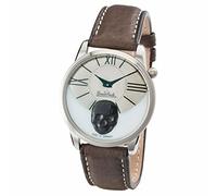 Rosenthal Rock 'n' Skull 3041-4 - Reloj de Cuarzo para Mujer, marrón/Blanco, Clásico