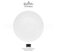 Rosenthal Tac Gropius Plato Blanco Redondo Porcelana 22 cm