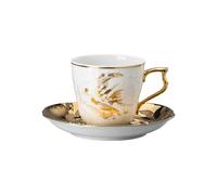 Rosenthal Taza y platillo Rosenthal Heritage Midas blanco-oro