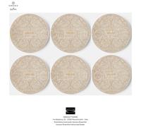 Rosenthal Versace Barocco Beige Set 6 Platos Decoración Plac a inferior Ø 33 cm