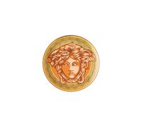 Rosenthal Versace Medusa Amplified Naranja Coin Plato de Porcelana 17cm