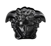 Rosenthal Versace Vaso 30cm Medusa Grande Porcelana Negro