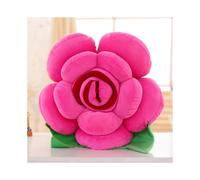 (Rosered, 15cm) Cojín con forma de flor para decoración lumbar, silla, suave, para amantes del hogar