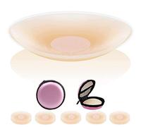 RoserRose 5 Pares Pezoneras Adhesivas Invisibles, Pezoneras Reutilizables, 6.5cm Cubiertas para Pezones Ultrafinas, Cubre Pezones Impermeables para Sin Espalda Corte Bajo, Vestido de Noche