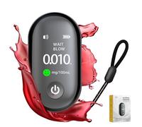 RoserRose Alcoholimetro, Alcoholímetro Recargable con Pantalla LCD, Test Alcoholemia de Policía, Medidor de Alcoholimetro Homologado Portátil para Uso Doméstico y en Fiestas