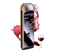 RoserRose Alcoholimetro Homologado, Alcoholímetro Digital con Pantalla LCD, Profesional Alcoholímetro Portátil con Batería Recargable por USB, Sensor Semiconductor, para Uso Doméstico y en Fiestas
